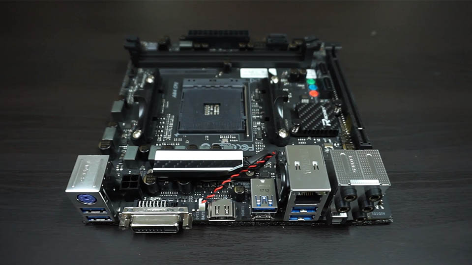 biostar mini-itx x370 motherboard