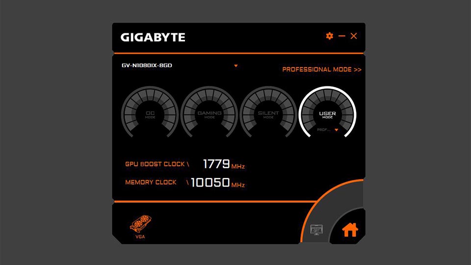 gigabyte aorus tuning software