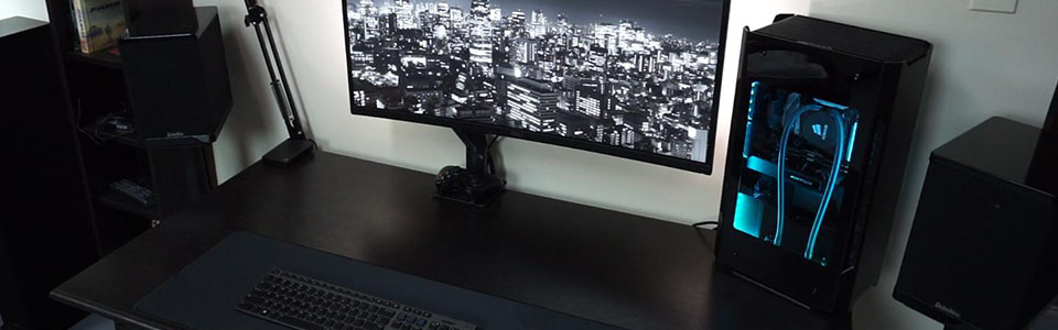 i7-8700 mini-itx build desk setup