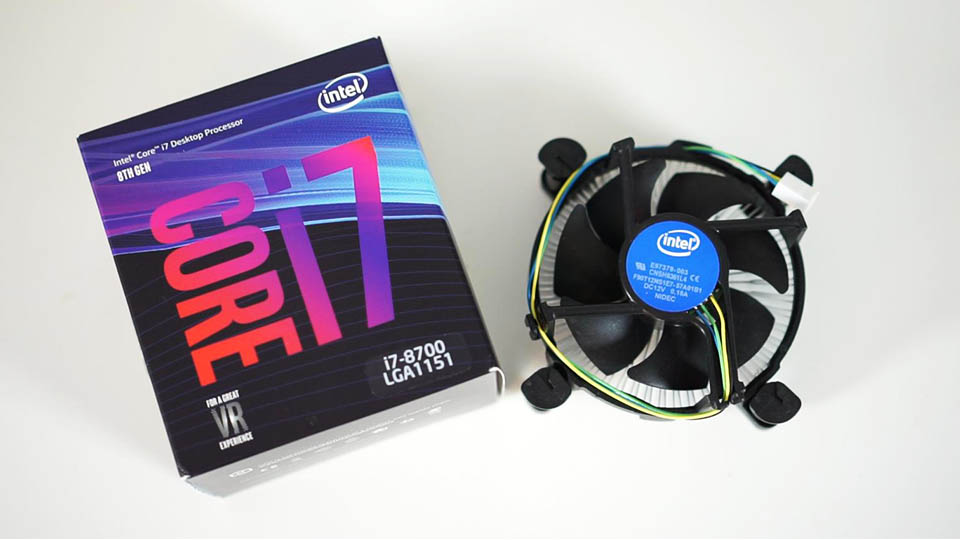 i7-8700 box and cooler